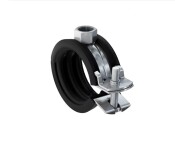 СКОБА ЗА МЕТАЛНА ТРЪБА С ГАЙКА М8 1/2''