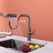 СМЕСИТЕЛ INOX НЕРЪЖДАЕМ SS304 - HAMMER LUX - Издърпващ се