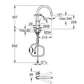 Смесител за кухненски умивалник, BauClassic - GROHE