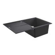 K400 кухненски умивалник 78 x 50cm с отцедник, композит