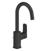 Едноръкохватков смесител за умивалник Cubeo, L размер, черен мат - GROHE