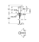 Смесител за биде, Essence - GROHE