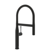 Смесител за кухненски умивалник, черен, Essence, profi-spray - GROHE