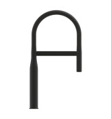 Смесител за кухненски умивалник, черен, Essence, profi-spray - GROHE