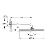 Rainshower Cosmopolitan 310 - GROHE