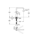 Смесител едноръкохватков Essence за кухня - GROHE