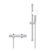 Смесител с термостат Grohtherm 500 и окачване+ръчен душ - GROHE