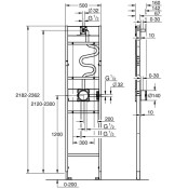 Rapido Shower Frame, Mono елемент за скрит монтаж за душ - GROHE