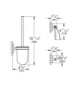 Комплект аксесоари за баня 3 в 1 Essentials - GROHE