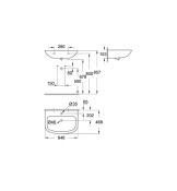 Умивалник за стенен монтаж 65 cm Bau Ceramic - GROHE