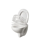Седалка и капак със забавено падане за тоалетна чиния Bau Ceramic - GROHE