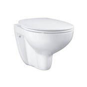 Тоалетна чиния окачена Bau Ceramic Rimless + седалка и капак със забавено падане - GROHE
