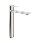 Смесител за умивалник, висока база, Targa, stainless steel - ROCA