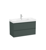 Базов модел /база с 2 чекмеджета и централен умивалник / Ona Highland Green, 1000 х 460 х 645mm - ROCA