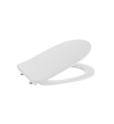 Комплект за WC, Active One 4 в 1 The Gap Rimless (бутон по избор) конзолна чиния, седалка и капак забавено падане Slim, структура - ROCA