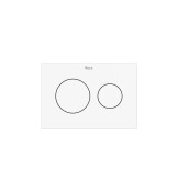 Бутон PS3 за DUPLO WC S, двоен, бял мат - ROCA