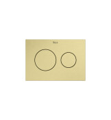 Бутон PS3 за DUPLO WC S, двоен, brushed brass - ROCA