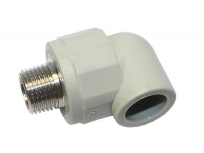ПОЛИПРОПИЛЕНОВО КОЛЯНО EMIRPLAST - Ф25 х 1/2'' М