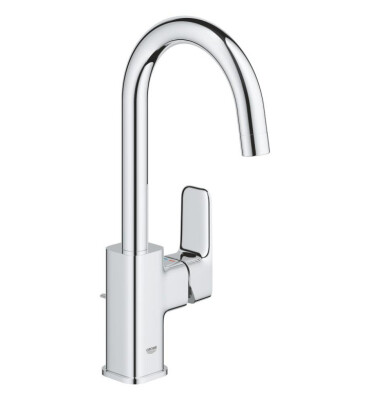 Едноръкохватков смесител за умивалник Cubeo, L размер, хром - GROHE