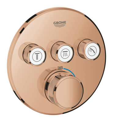 Термостатен смесител с три извода, Grohtherm SmartControl - GROHE