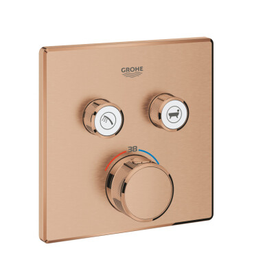 Grohtherm SmartControl, термостатен смесител за вграждане за вана/душ - GROHE