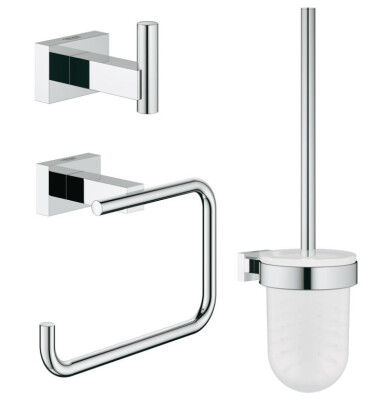 Комплект принадлежности за тоалетна 3 в 1 Essentials Cube - GROHE