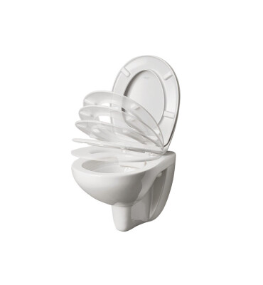 Седалка и капак със забавено падане за тоалетна чиния Bau Ceramic - GROHE