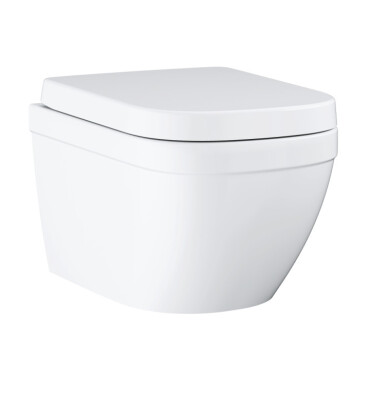 Тоалетна чиния, стенно окачване, седалка със забавено падане Euro Ceramic -  GROHE