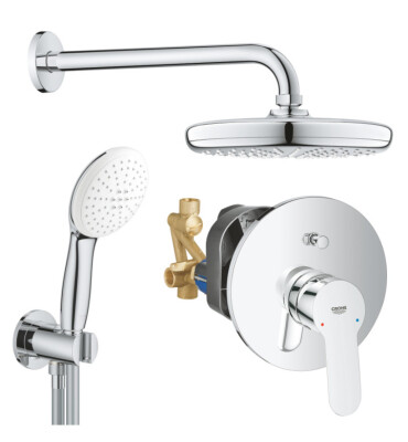 Bau Edge смесител за вграждане за вана/душ, комплект с тяло - GROHE