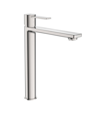 Смесител за умивалник, висока база, Targa, stainless steel - ROCA