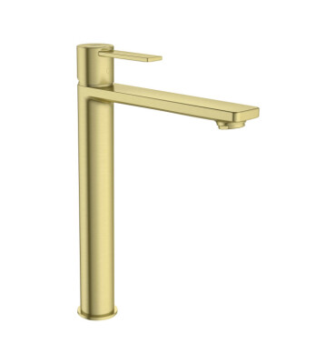 Смесител за умивалник, висока база, Targa, brushed brass - ROCA
