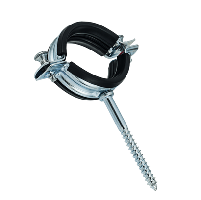 СКОБА ЗА МЕТАЛНА ТРЪБА С ВИНТ 11/4''