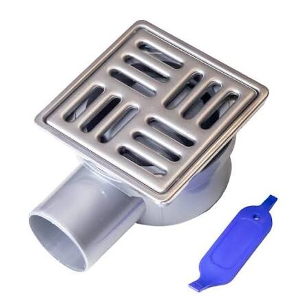 СИФОН DRAIN PRO РОГОВ (inox) РЕШЕТКА И КЛАПА Ф50