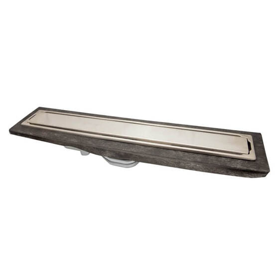 СИФОН DRAIN PRO НЕРЪЖДАЕМ ЛИНЕЕН 40см С КЛАПА (inox) Ф50