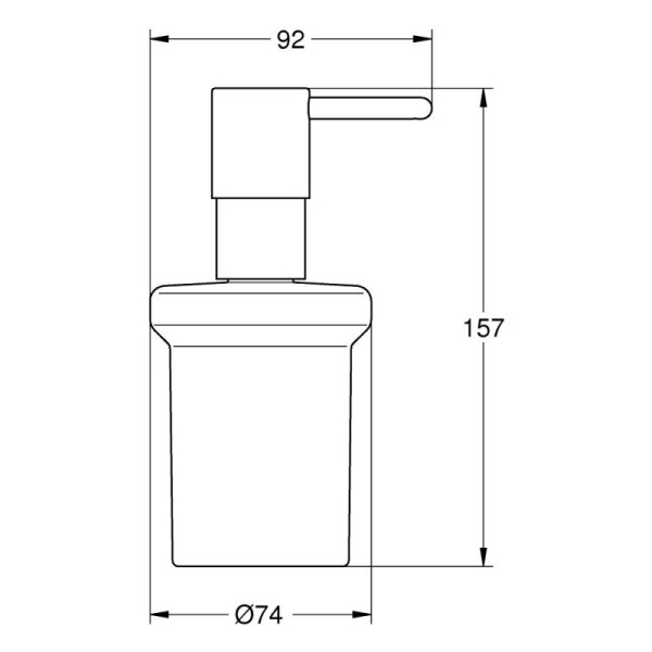 Дозатор за течен сапун без държач, Essentials - GROHE