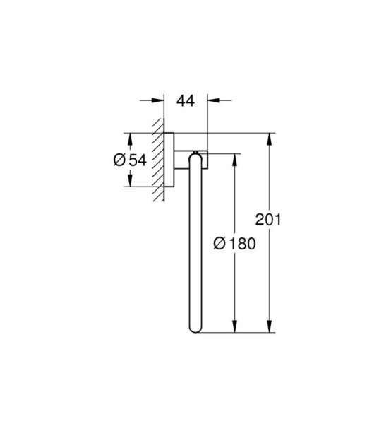 Поставка за хавлии кръг, Essentials - GROHE