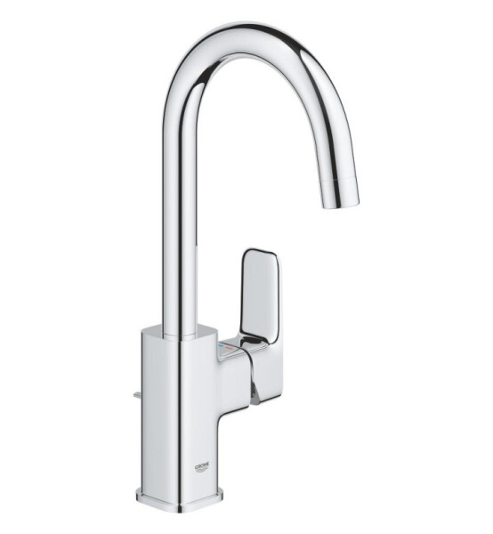 Едноръкохватков смесител за умивалник Cubeo, L размер, хром - GROHE