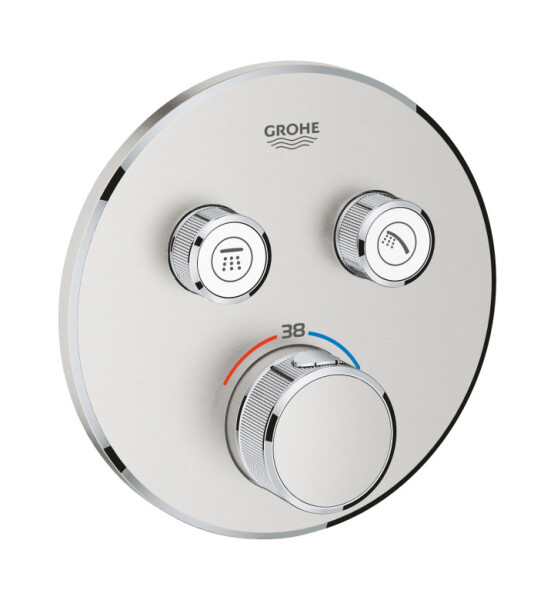 Термостатен смесител за вграждане Grohtherm Smart Control с 2 извода - GROHE