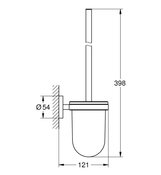 Поставка за тоалетна четка Essentials - GROHE