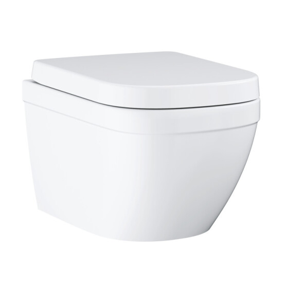 Тоалетна чиния, стенно окачване, седалка със забавено падане Euro Ceramic -  GROHE
