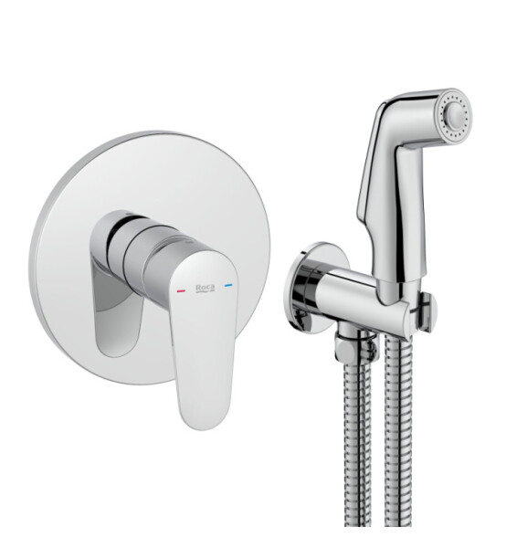 Комплект смесител за вграждане Victoria Plus, A5A224FC00 + хигиенен душ A5B9230C00 - ROCA