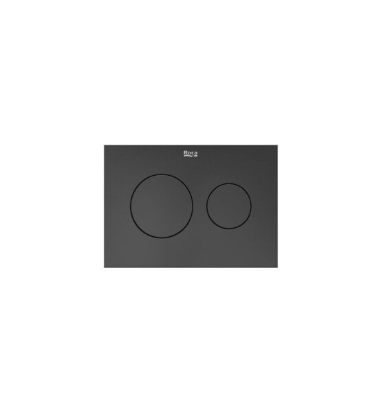 Бутон PS3 за DUPLO WC S, двоен, brushed titanium black - ROCA