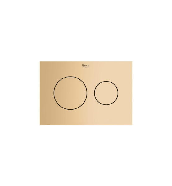 Бутон PS3 за DUPLO WC S, двоен, rose gold - ROCA