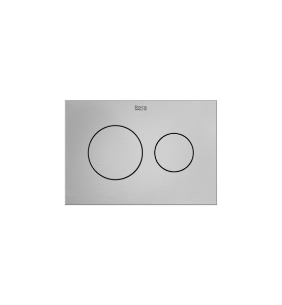 Бутон PS3 за DUPLO WC S, двоен, stainless steel - ROCA