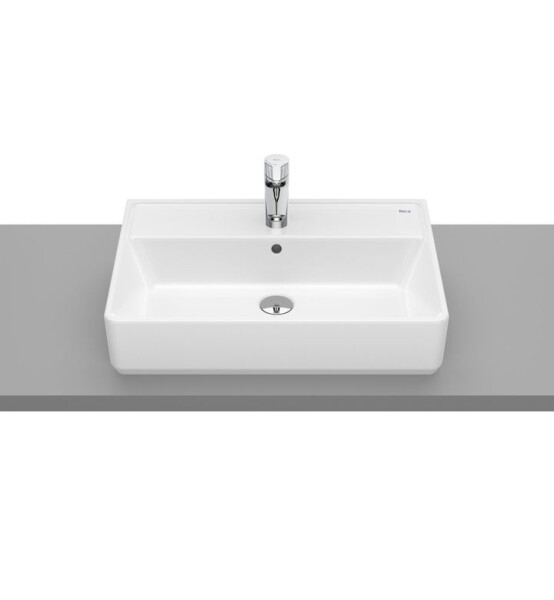 Умивалник за монтаж върху плот The Gap Square, 60 cm - ROCA
